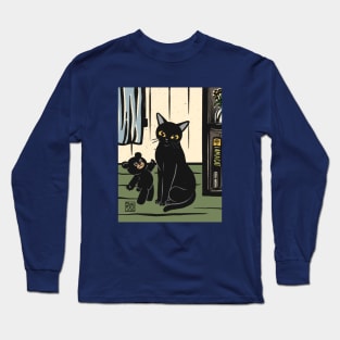 Lovely bear and cat Long Sleeve T-Shirt